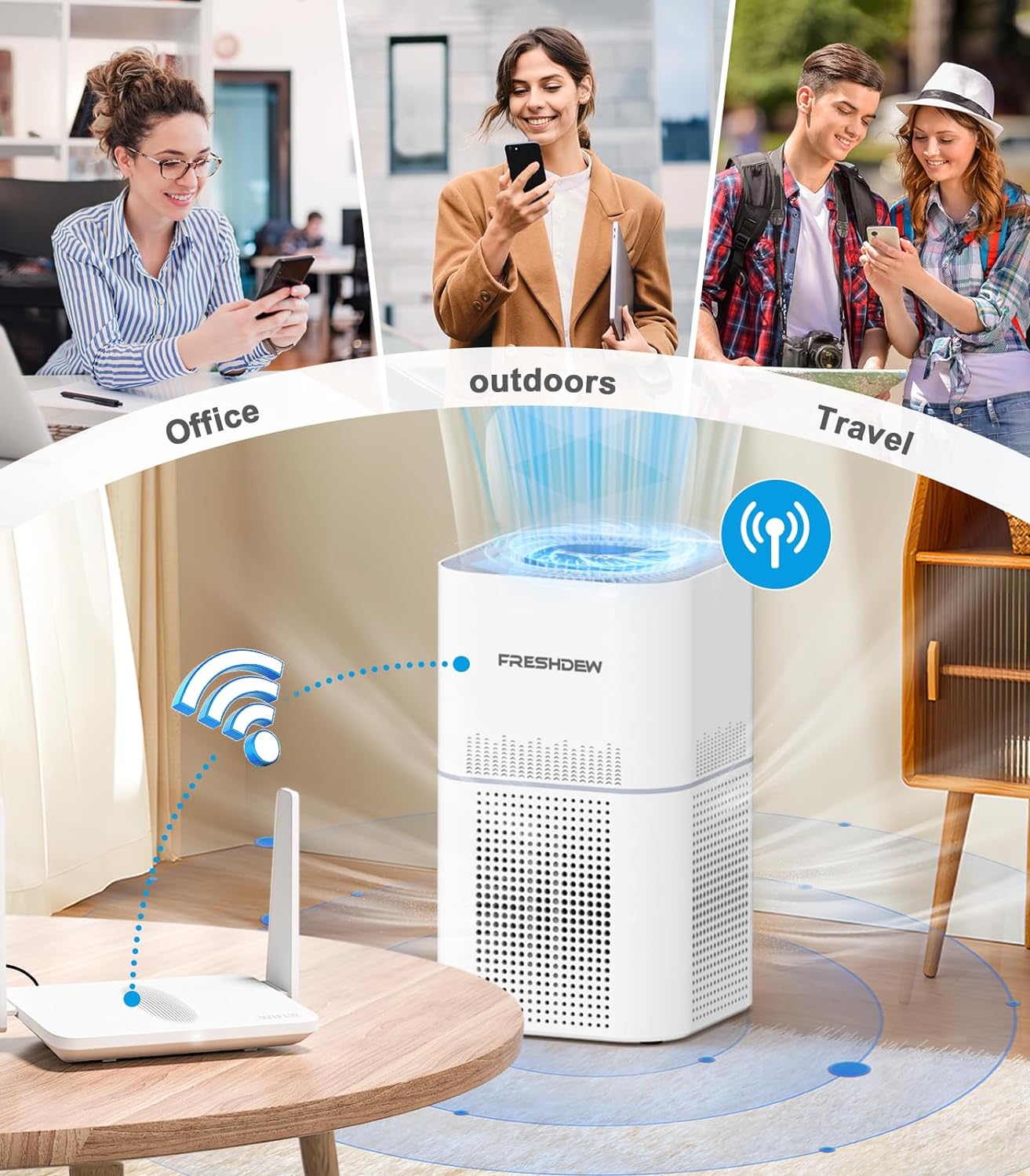 Smart Wi-fi Air Purifier