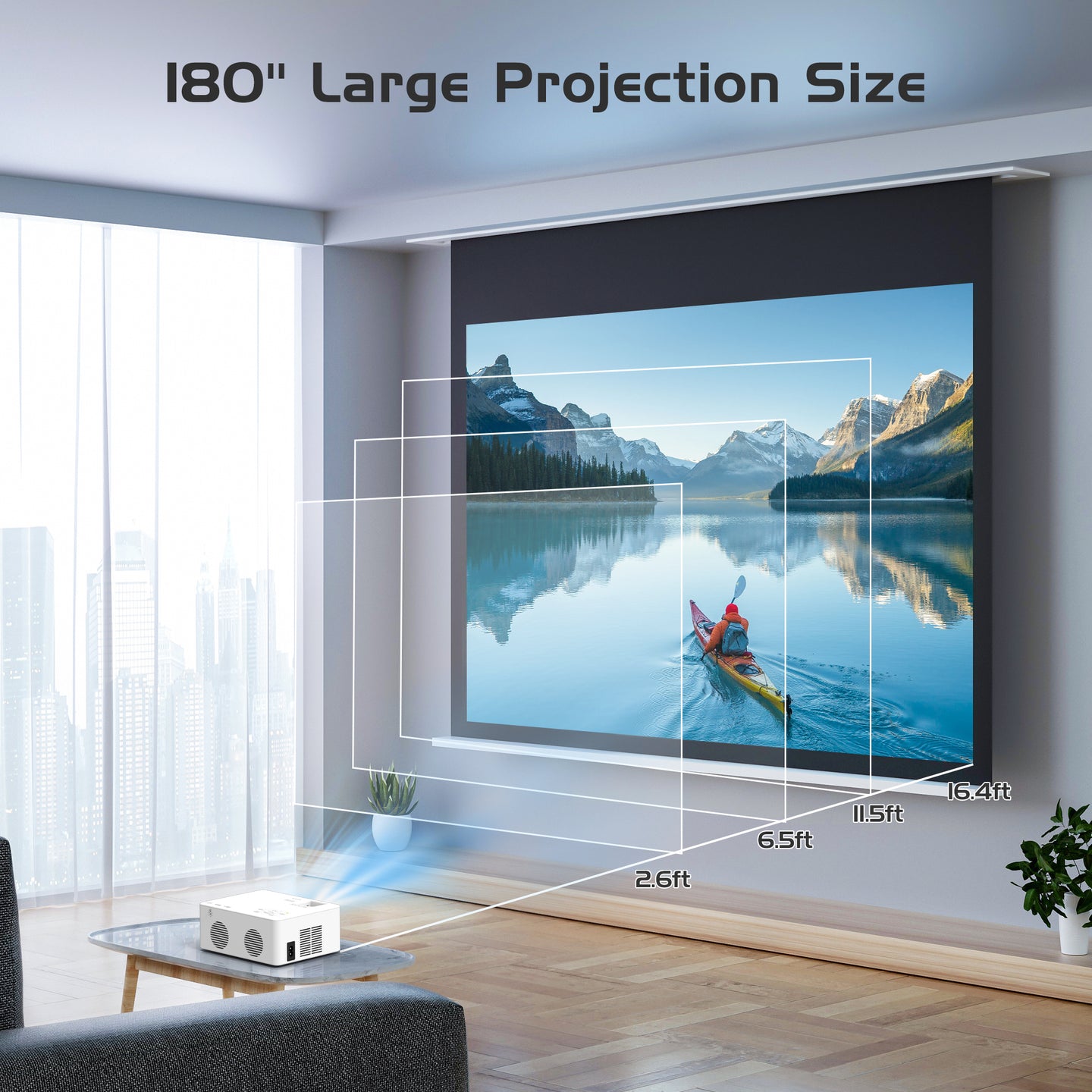 1080P projector with Bluetooth