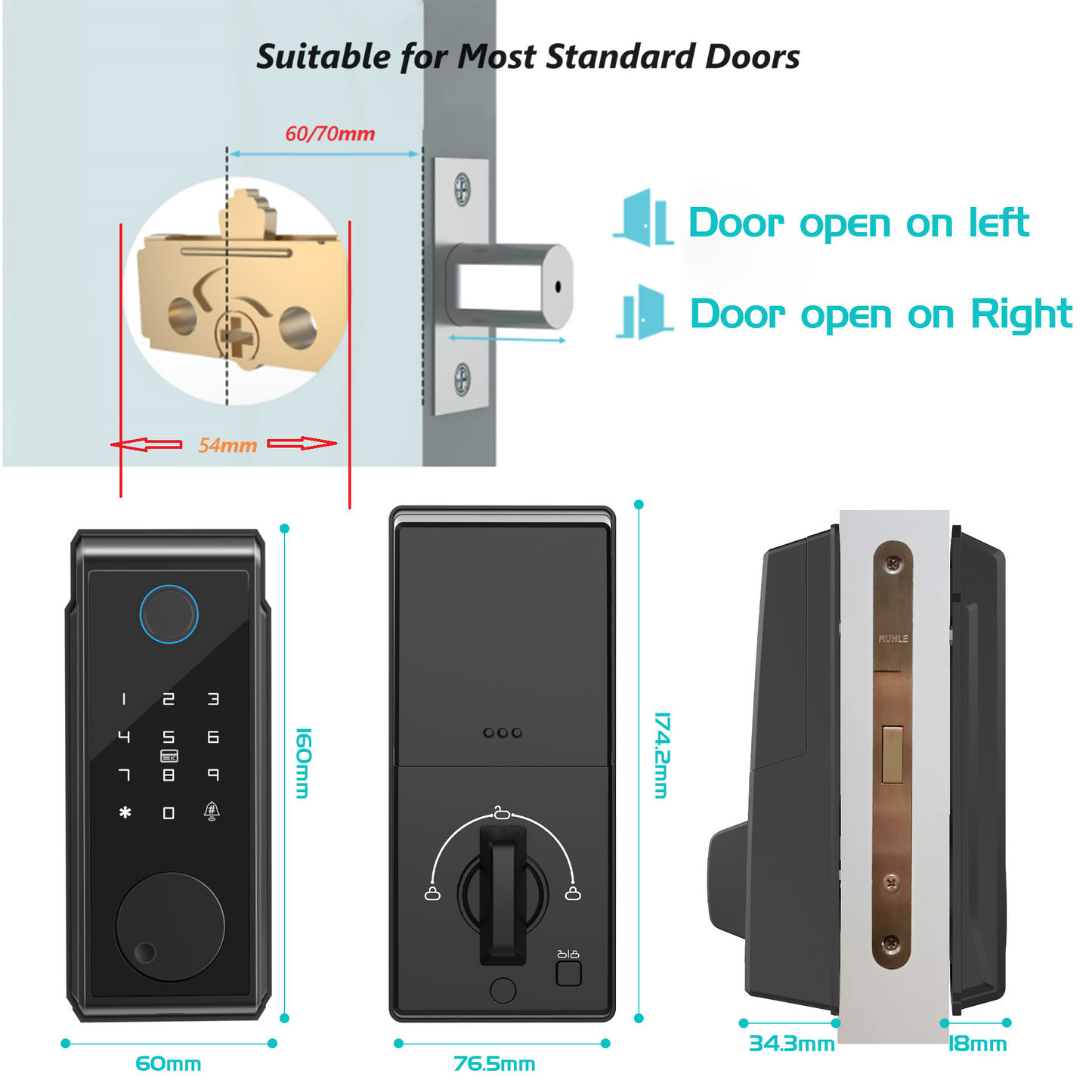 Smart WIFI Door Lock