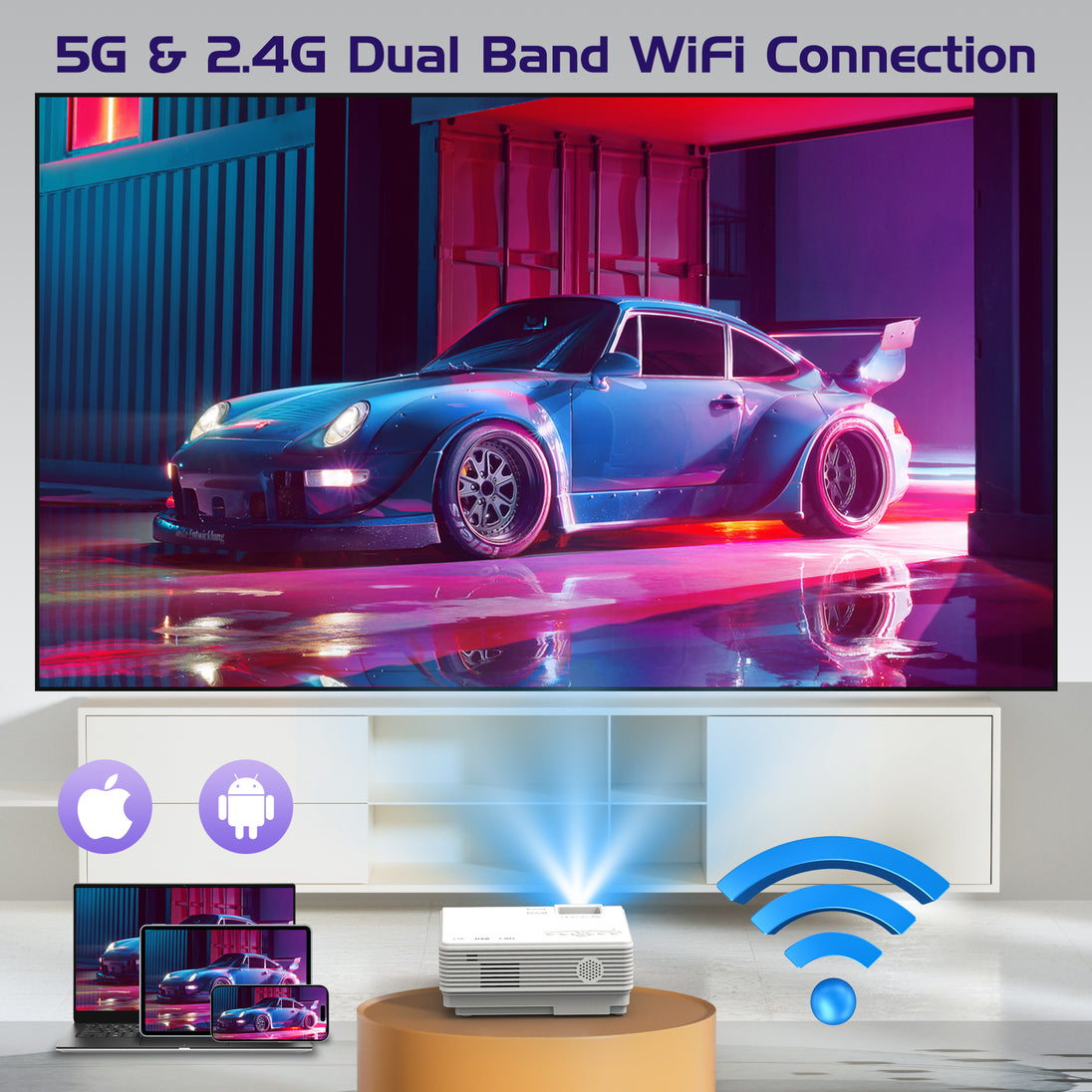 5G Wifi Projector