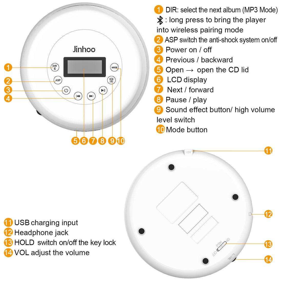 cd player with bluetooth